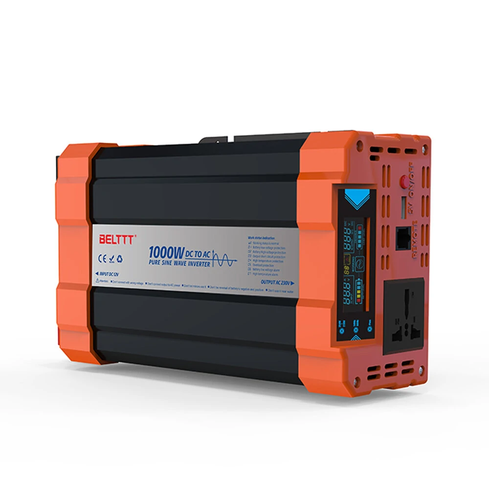 1000W/1500W/2000W/3000W Pure Sine Wave Power Inverter DC12V to AC220V Vehicle Smart Inverter with LED Screen (image for) 1000W/1500W/2000W/3000W Pure Sine Wave Power Inverter DC12V to AC220V Vehicle Smart Inverter with LED Screen