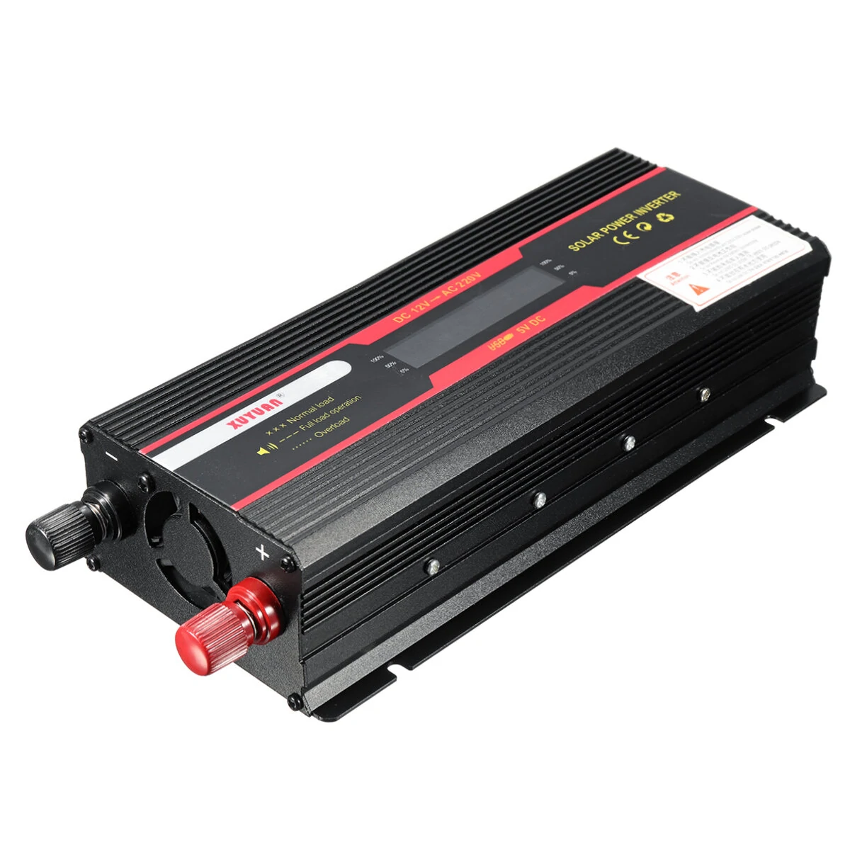 (image for) Xuyuan Dual Voltage Inverter with LCD Display Dual Power Inverter Convert 12V/24V to 220V with Modified Sine Wave for Car Use